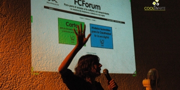 imagen - Arte y software libre - La Diaria - Simona Levi marzo 2012 © Federico Meneses