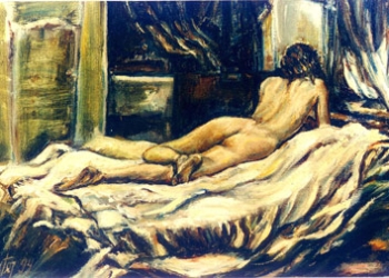 Ana Baxter "de espaldas Elizabetha"