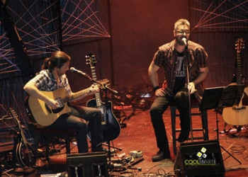 Unión en estado natural Alejandro Spuntone y Guzmán Mendaro - Sala Zitarrosa - Noviembre 2013 © Andrea Villar