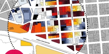 Mapa Barrio de las artes