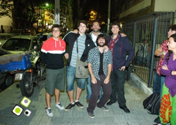 Juan Monteverdi - Ganador 1er premio Concurso de Cortometrajes festival de cine de Montevideo de Movie Center - Proyección Cortos Egreso Gen2008 - Foto: Federico Meneses