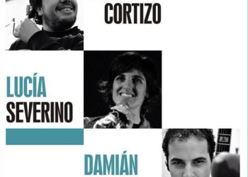 DAMIÁN GULARTE, FERNANDO CORTIZO Y LUCÍA SEVERINO FERRER EN SALA ZITARROSA