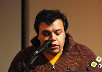 Adolfo Sarmiento en Festival Ñ - Teatro Solís - Escritor - Foto: Federico Meneses