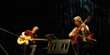 Gustavo Ripa y Popo Romano exponentes de la música instrumental uruguaya, se presentaron en la Sala Zitarrosa aunando repertorios de sus CD’s, con nuevas versiones solos y juntos. 25 de Julio de 2014 © Federico Meneses
