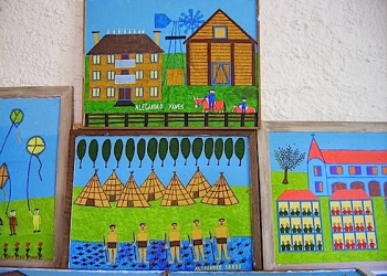 Imágenes: Fotografías de pinturas de Alejandro Yanes (Canelones, 1972)