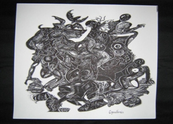 Tinta, acrílico y madera, entrevista a Carmen García Pernas