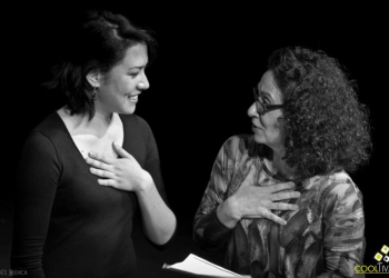 Encuentro y clase magistral, con la mezzo-soprano Virginia Correa-Dupuy (ARG). La artista escuchó a dos jóvenes talentos uruguayos para guiarlos y darles consejos técnicos e interpretativos. En la foto: la mezzo-soprano Anna Pimentel (izq) junto a Virginia Correa-Dupuy. Viernes 8 de agosto - Sala Verdi Fotos: Andres Cuenca