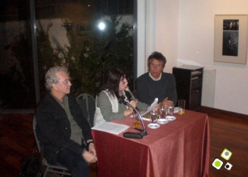 Luis Bravo presenta su libro “Escrituras Visionarias” - Abril 2008 - Foto: Federico Meneses