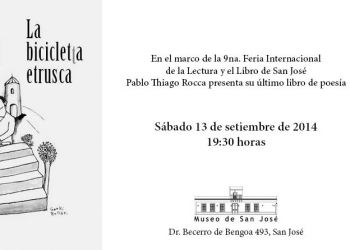 La bicicleta etrusca, de Pablo Thiago Rocca en el Museo de San José