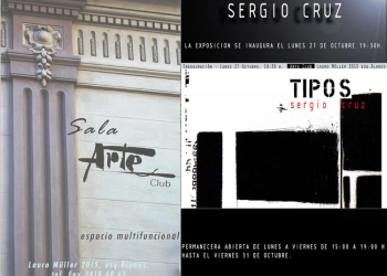 afiche - TIPOS - Sergio CRUZ