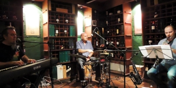 imagen - Presentación de Gabriel Estrada Trío en el Museo del Vino. 27 de Diciembre 2014. © Karen Bernardi.