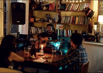 imagen - Fernando Cortizo / Lala cafe con libros / 17 Enero 2015 / ©2015MichelleAltier