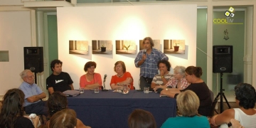 imagen - Mesa Redonda, "La fotografía en el arte uruguayo actual" en Museo Pedro Figarì. Febrero 2011 © Federico Meneses