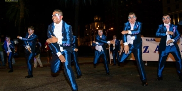 imagen - Parodistas Nazarenos en desfile inaugural Carnaval de Uruguay 2015 Fotos © Daniela Hernández