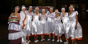 imagen - Urusamba en desfile de Carnaval de Uruguay 2015 Fotos © Daniela Hernández