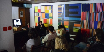 imagen - Arte y Crítica Cultural Latinoamericana. Conceptos claves en el desarrollo de las prácticas artísticas contemporáneas Docente: Jacqueline Lacasa FAC - Fundación de arte contemporáneo Foto: Federico Meneses
