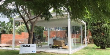 imagen - Pabellón de Cristal en el jardín del MNAV