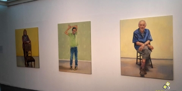 imagen - Visita al Centro de exposiciones Subte con su muestra "Colectiva / Retratos Contemporáneos o panorama actual de una subjetividad fragmentada" Marzo 2015 - Registro de celular Foto © Federico Meneses