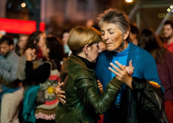 imagen - Movida cultural en contra de la discriminación organizada por Denisse Legrand, integrante del Mides, bautizada como "Milonga Inadecuada" - 22 de Marzo 2015 Foto © Javier Fuentes