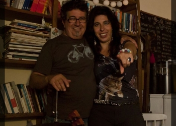 imagen - MINIMALmambo Rossana Taddei/Gustavo Etchenique en Lalá café con libros - Jueves 16 de Abril 2015 - Foto © Ivonne Morales