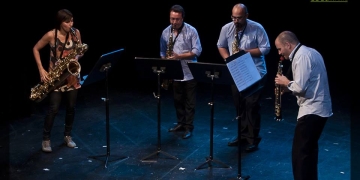 IMAGEN - Saxofones por cuatro. 12/4/2015 (Primera parte) - Festival Internacional de tango de cámara Horacio Ferrer. Sala verdi - Foto © Ivonne Morales