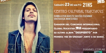 Jhanniel presenta “Despierto” en Uruguay