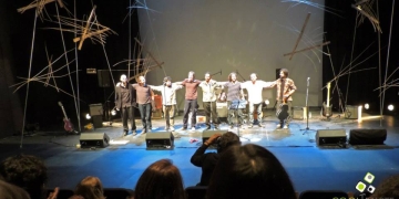 imagen - Buceo Invisible · Pájaro en la cabeza Sala Hugo Balzo · Auditorio del Sodre 12 Junio 2015 Foto © Igor Chuff