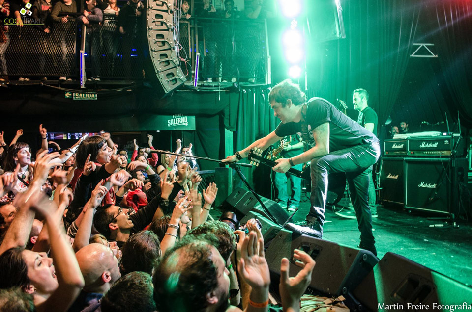 Attaque77 en Montevideo Music Box, 25 años de "El cielo puede esperar". 3 de Octubre de 2015. Foto © Martín Freire Fotografia