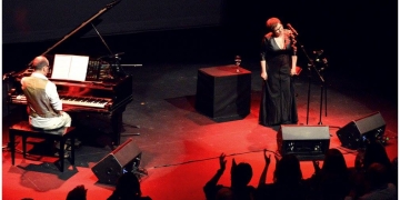 Laura Canoura y Andrés Bedó auditorio nacional del sodre foto michelle altier