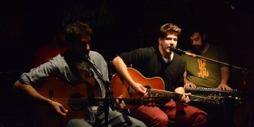 Pedro Restuccia - Ariel Cancio en vivo - 6 de noviembre 2015 - Solitario Juan - Foto Federico Meneses