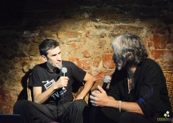 Luis Bravo y Claudio Taddei en La Cueva del Perro y la música de Pelo de Perro - Kalima Boliche - 22 de noviembre 2015 Foto © Federico Meneses