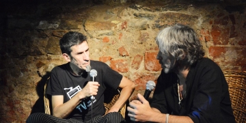 Luis Bravo y Claudio Taddei en La Cueva del Perro y la música de Pelo de Perro - Kalima Boliche - 22 de noviembre 2015 Foto © Federico Meneses