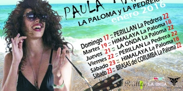 PAULA MAFFÍA de Argentina se presenta en LA PALOMA y LA PEDRERA :: TOUR enero 2016