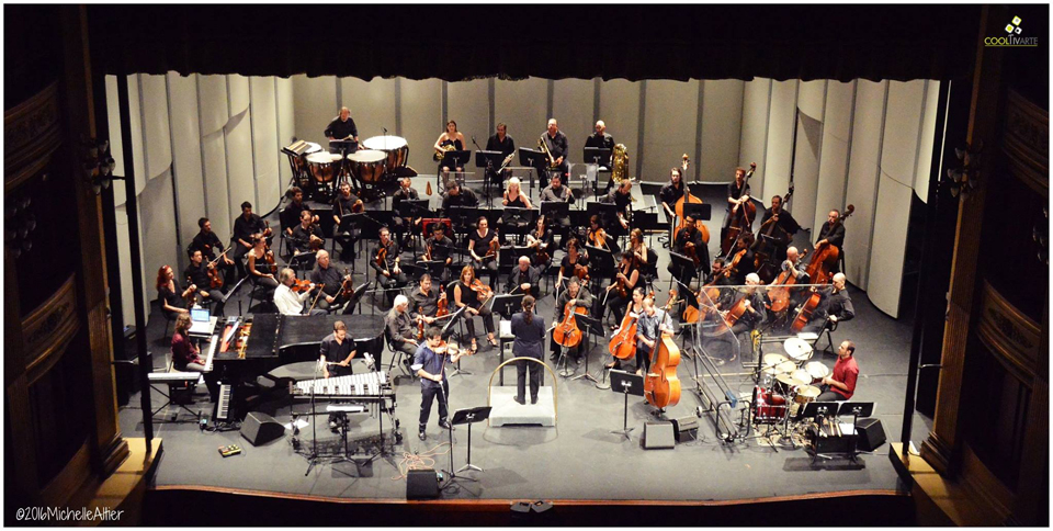 Orq. Filarmónica de Montevideo +Federico Nathan Quinteto foto michelle altier