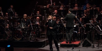 LOS IRACUNDOS y LA BANDA SINFÓNICA DE MONTEVIDEO en el Teatro de Verano 3 de abril 2016 Foto © Martín Pereira
