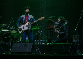 Vespas Mandarinas y Cuarteto de Nos Teatro de Verano 2016 Montevideo foto martin pereira