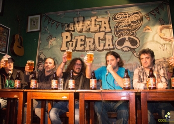 “Festejar para sobrevivir” gira La Vela Puerca 20 años y lanzamiento Cerveza Puerca - 26 de octubre 2016 - Brickell Irish Pub - Foto © Patricia Baccino