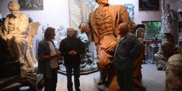 Visita guiada al taller de José Luis Zorrilla de San Martín - Octubre 2016 - Foto © Federico Meneses
