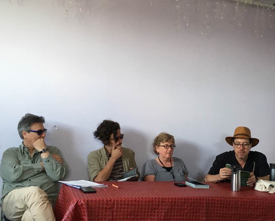 Luis Bravo y Martín Barea Mattos que se encuentran en New Orleans Poetry Festival 2017