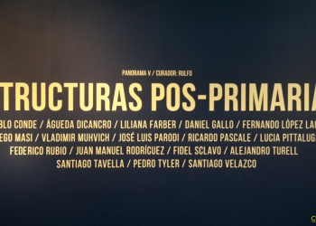 Estructuras pos - primarias Colectiva - Centro de exposiciones Subte - Mayo 2017 - Foto de móvil © Federico Meneses