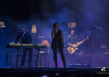 La Oreja de Van Gogh el Planeta Imaginario Tour 2017 " Landia " Apertura Papina di Palma Fotografia Martín Pereira