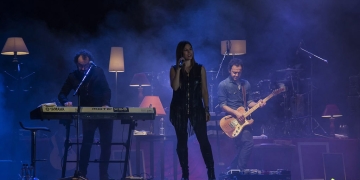 La Oreja de Van Gogh el Planeta Imaginario Tour 2017 " Landia " Apertura Papina di Palma Fotografia Martín Pereira