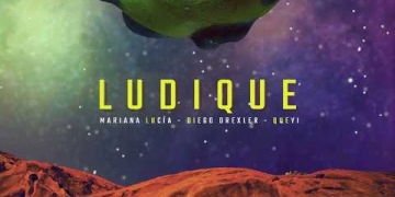 LUDIQUE son Mariana Lucía (Brasilera-Uruguaya), Diego Drexler (Uruguayo) y Queyi (Española residente en Uruguay desde el 2009) junto a Ariel Migliorelli (Argentino) y Nico Constantin