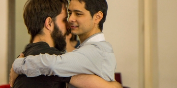 Tangos al Mediodía en el Teatro Solís, Clase y Práctica a Cargo de Lucía Conde de Ben y Chenkuo Che - Sábado 16/09/2017 Fotos: Jacqueline Bertalmio