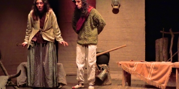 Llanto de Perro - Comedia de humor negro del dramaturgo Andrés Binetti, con la dirección de Francisca Medina - Sala Rosina Sosa del Pequeño Teatro de Durazno - Octubre 2017 - Foto © Ana Figari