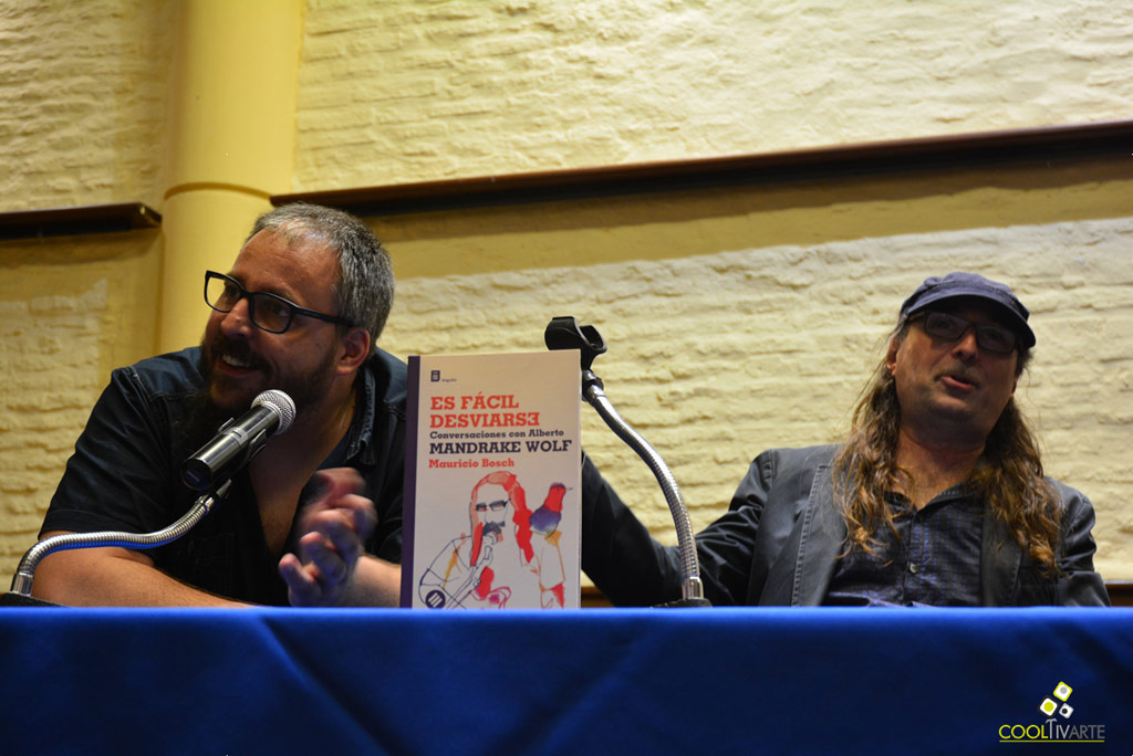 “ES FÁCIL DESVIARSE. CONVERSACIONES CON ALBERTO MANDRAKE WOLF”, DE MAURICIO BOSCH - Edita Hum - 14 de noviembre 2017 - Agadu - Foto © Federico Meneses