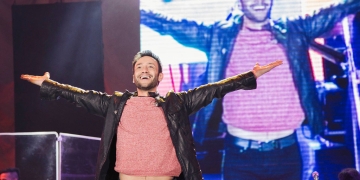 Luciano Pereyra presentando ¨La Vida al Viento¨ Teatro de Verano 24 de Noviembre 2017 Fotos: Virginia Prado
