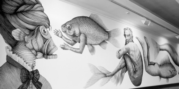 ÁRBOL GENEALÓGICO DE SIRENIDOS POSIBLES E IMPOSIBLES - Fecha: del 1 de septiembre al 03 de diciembre 2017. Lugar: Museo Zorrilla. Artistas: Nicolás Sánchez Nicolas Alfalfa. © Mery Arias www.cooltivarte.com