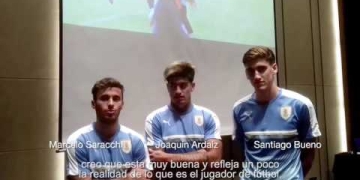 Marcelo Saracchi, Joaquín Ardaiz y Santiago Bueno- enviaron un mensaje a la productora Lucía Gaviglio