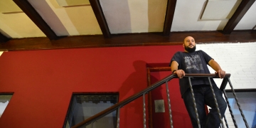 Lugosi acústico grabando en Estudio Mastodonte - Abril 2018 - Foto © Federico Meneses